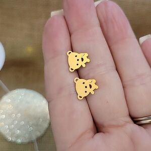 TEDDY BEAR STUD EARRINGS